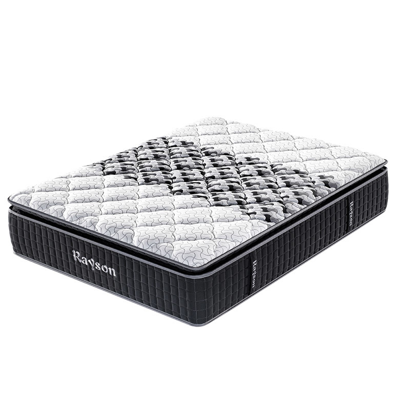 3 zone pillow top hotel gel memory foam pocket spring mattress