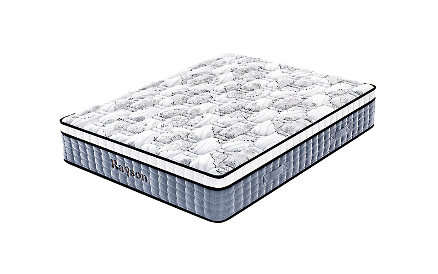 Customized queen size hotel spring mattress manufacturers euro top