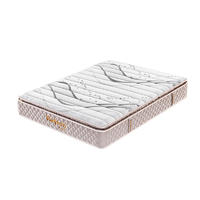 5-Zone Pillow top memory foam pocket spring coil mattress