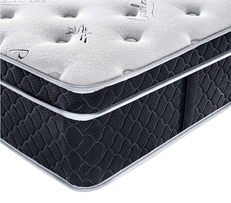 Hotel euro top gel memory foam king size spring mattress malaysia for back pain