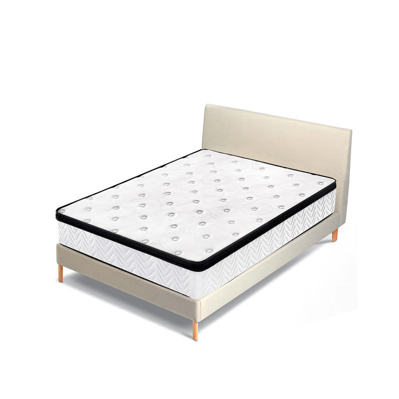 25cm Euro Top custom hotel furniture pocket spring mattress packing