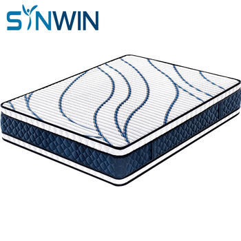 30cm Tight top continuous coil spring mattress factory mattress for dormitory