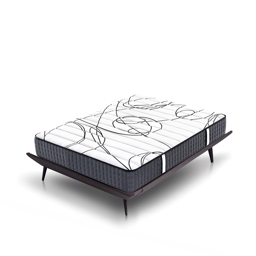 Diamond wholesal pocket coil foam firm spring mattress king size bed and mattress