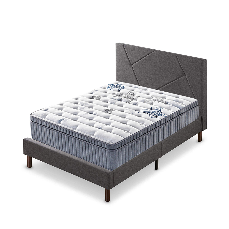36cm 5 star level luxury hotel latex spring mattress king size