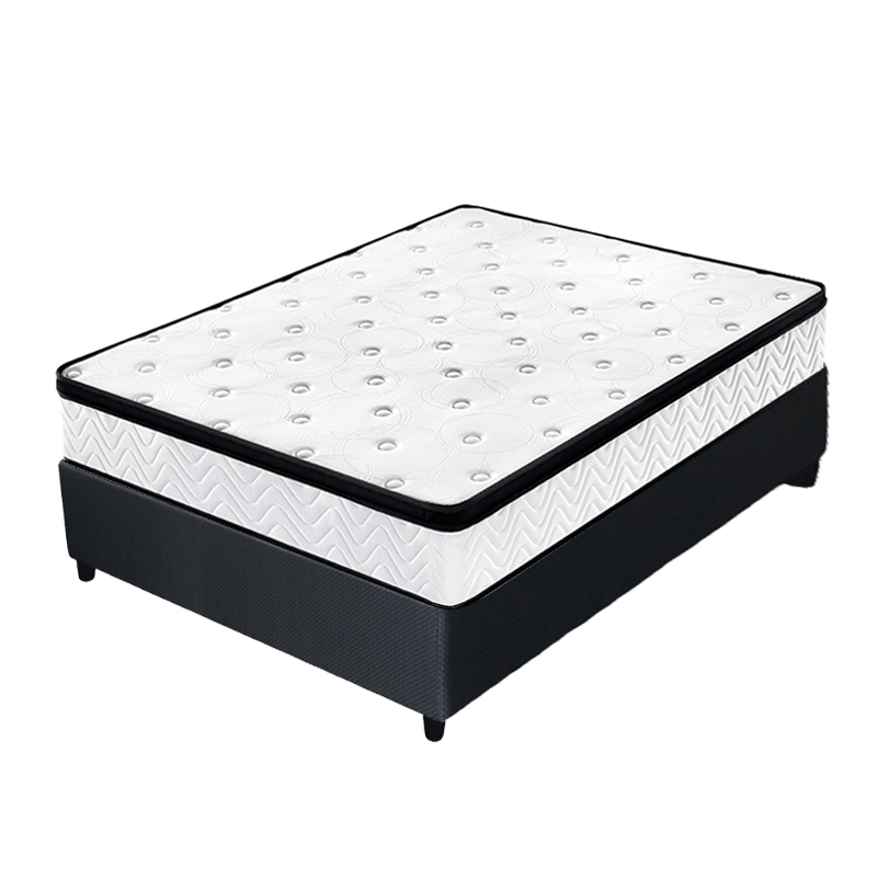 Chile Synwin China Factory direct Luxury 25cm hard coil colchon pocket spring mattress